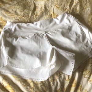 White running shorts
